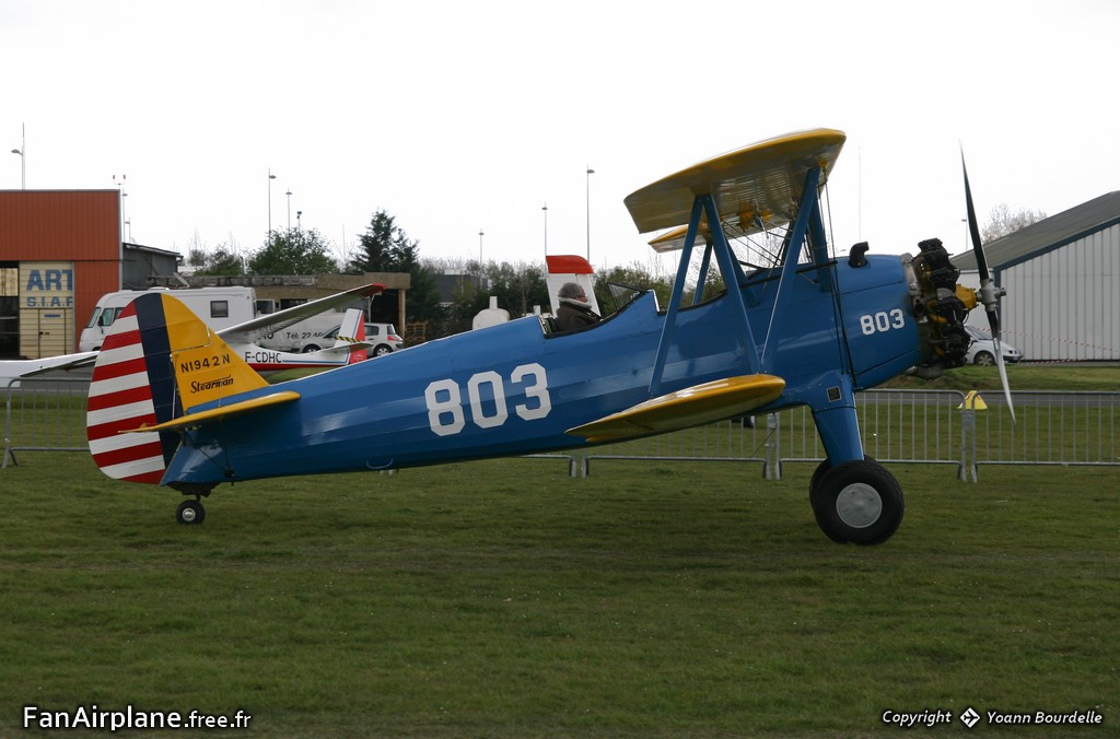 Boeing PT-17 Kaydet (A75N1) - N1942N