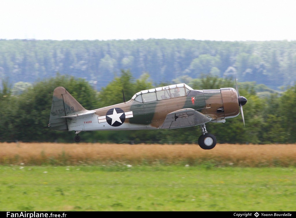 North American T-6G Texan - F-AZAU