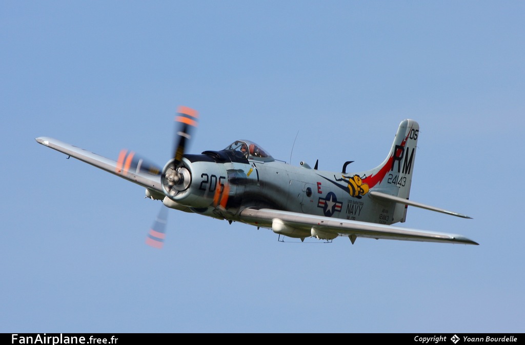 Douglas A-1D Skyraider (AD-4N) - F-AZDP